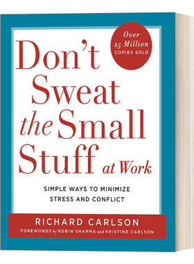 英文原版 Don't Sweat the Small Stuff at Work 别再为小事抓狂 工作篇 英文版 进口英语原版书籍