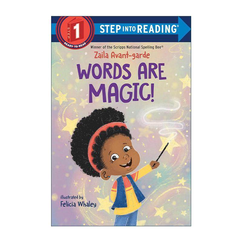 英文原版 Step into Reading 1 Words Are Magic 文字是神奇的 兰登经典分级读物 英文版 进口英语原版书籍