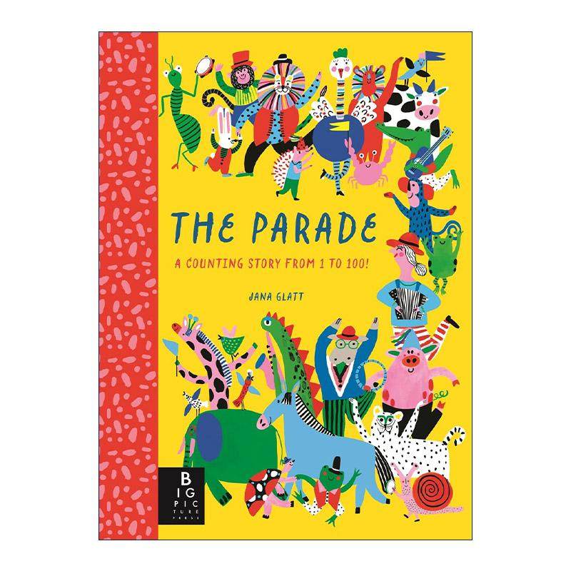英文原版 The Parade 数字巡游 西班牙插画师Jana Glatt 低幼儿童早教启蒙认知精装绘本 英文版 进口英语原版书籍