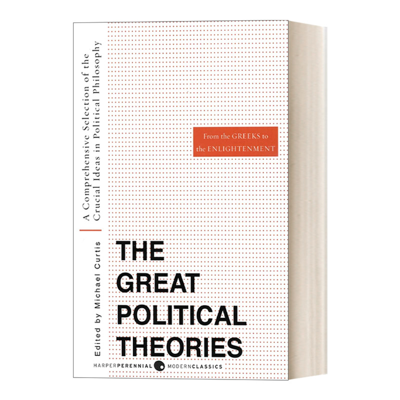 英文原版 The Great Political Theories V.1 伟大的政治理论 卷一 美国政治哲学 AP比较政府与政治读物 英文版 进口英语原版书籍
