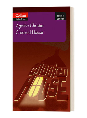 英文原版Collins Agatha Christie ELT Readers B2+ Crooked House 柯林斯阿加莎英语学习小说系列 怪屋 英文版 进口英语原版书籍