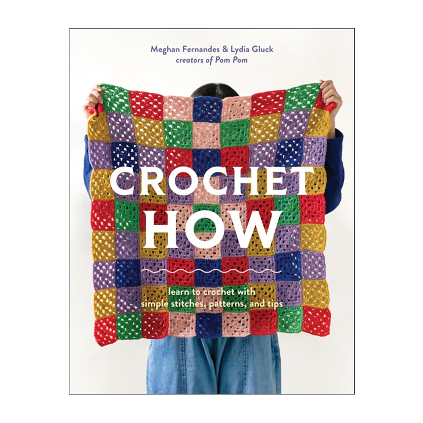 英文原版 Crochet How 钩针编织入门指南 学习简单的针法 图案和技巧 英文版 进口英语原版书籍