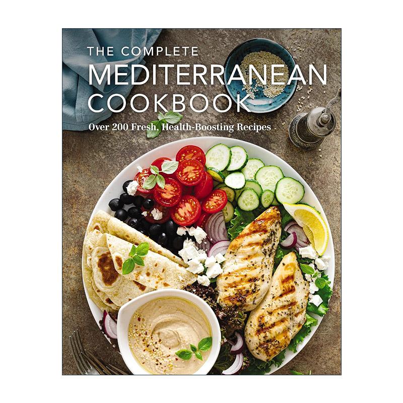 英文原版 Complete Mediterranean Cookbook 地中海饮食食谱全集 精装 海岸厨房餐厅 英文版 进口英语原版书籍