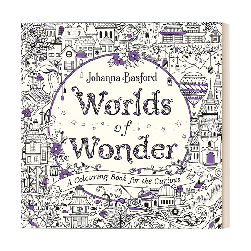 英文原版 Worlds of Wonder 奇迹世界 乔安娜·贝思福 秘密花园作者新涂色书 英文版 进口英语原版书籍