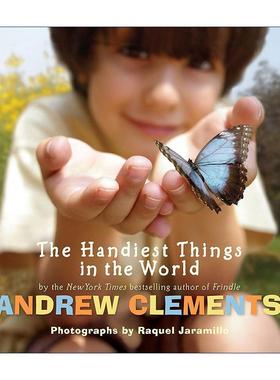 英文原版 The Handiest Things in the World 世界上很方便的东西 精装图画书 粉灵豆作者Andrew Clements 英文版进口英语原版书籍