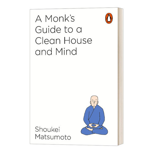 英文原版 A Buddhist Monk's Guide to a Clean House and Mind 修身养性小窍门 英文版 进口英语原版书籍