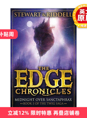 英文原版 The Edge Chronicles 6 Midnight Over Sanctaphrax 昆特边境大冒险6 儿童冒险小说 英文版 进口英语原版书籍