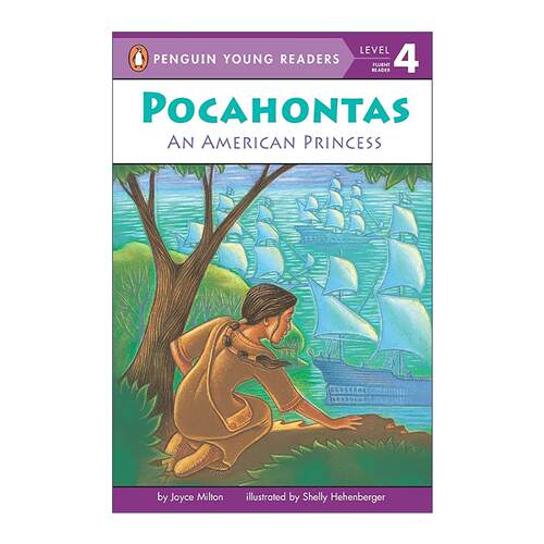 英文原版 Pocahontas 风中奇缘 美国公主 企鹅青少分级阅读3级 英文版 进口英语原版书籍