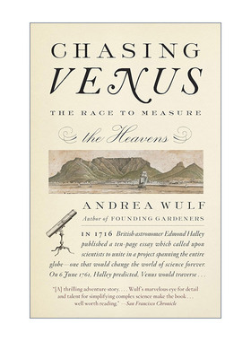 英文原版 Chasing Venus 追寻金星 测量天空之旅 Andrea Wulf 英文版 进口英语原版书籍