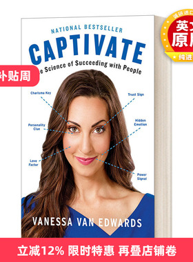 英文原版 Captivate The Science of Succeeding with People 俘获 成功与人相处的科学 Vanessa Van Edwards 英文版 进口英语书籍