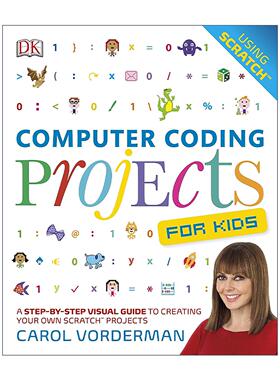 英文原版 Help Your Kids Computer Coding Projects For Kids DK儿童计算机编程入门 配套编程项目 精装视觉编程指南 英文版