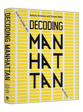 英文原版 Decoding Manhattan 解码曼哈顿 图表 地图和图形之岛 精装 英文版 进口英语原版书籍