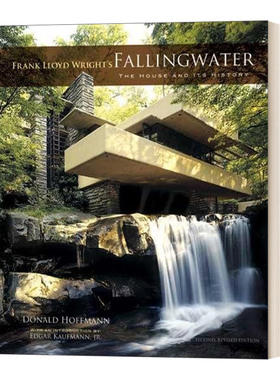 英文原版 Frank Lloyd Wright's Fallingwater 赖特的流水别墅及其历史 英文版 进口英语原版书籍