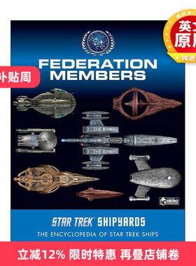 英文原版 Star Trek Shipyards Federation Members 星际迷航舰队指南 星际联邦舰队 精装 英文版 进口英语原版书籍