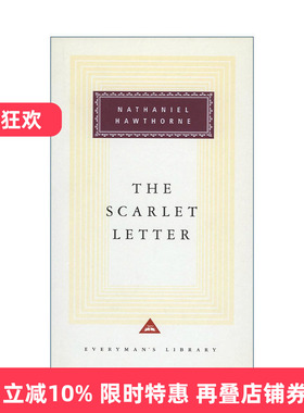 英文原版 The Scarlet Letter 红字 霍桑 Everyman精装收藏版 英文版 进口英语原版书籍