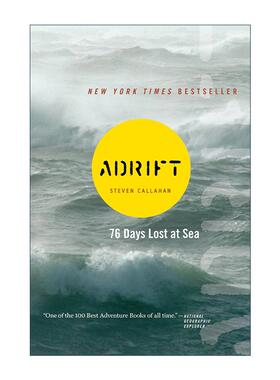 英文原版 Adrift Adrift 漂流 一个人在海上的76天 英文版 进口英语原版书籍