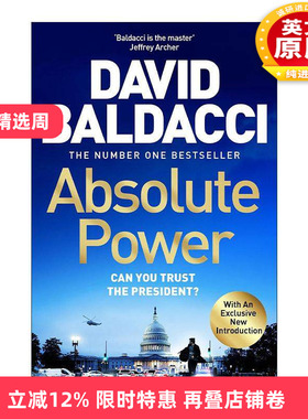 英文原版 Absolute Power 白宫追杀令 绝对权力 惊悚悬疑犯罪小说 戴维·鲍尔达奇 David Baldacci 英文版 进口英语原版书籍