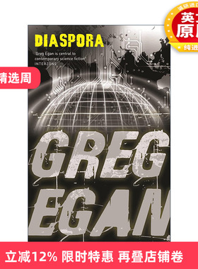英文原版 Diaspora 海外侨民 科幻小说 格雷格·伊根 Greg Egan 英文版 进口英语原版书籍