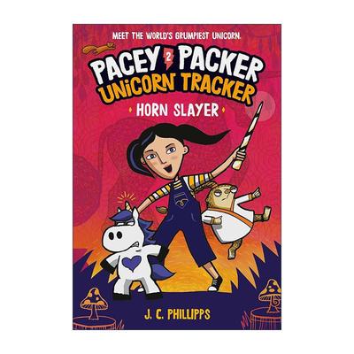 英文原版 Pacey Packer Unicorn Tracker 2 Horn Slayer 佩西帕克 独角兽追踪者系列2 儿童奇幻冒险漫画 英文版进口英语原版书籍