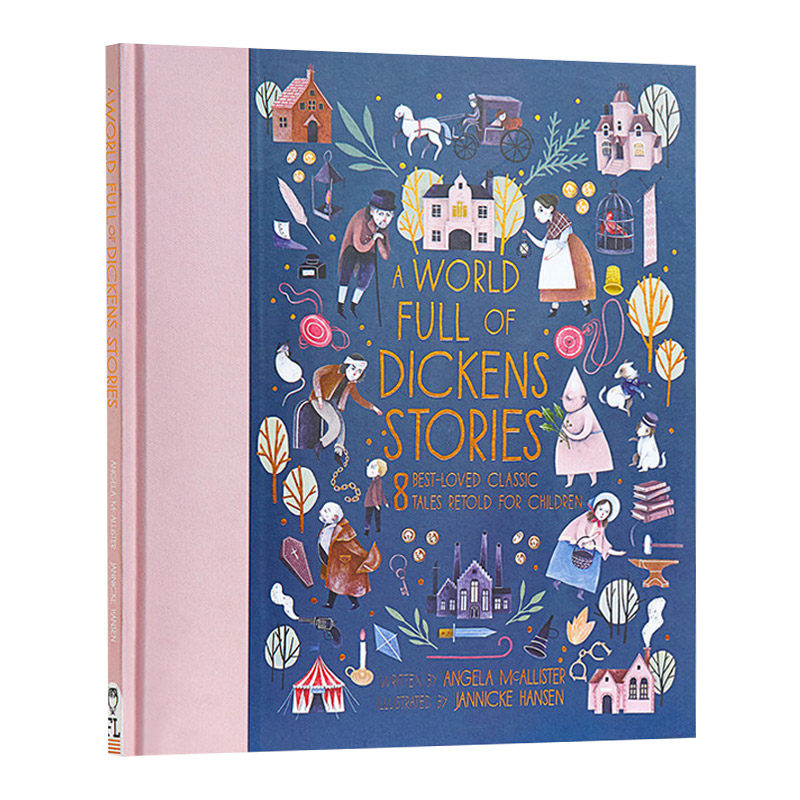 英文原版 a world full of dickens stories 狄更斯故事世界 精装