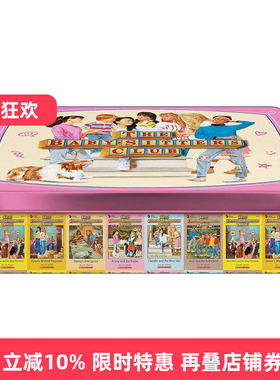 英文原版 Baby-sitters Club Retro Tin Boxset 2 保姆俱乐部铁盒装 友谊篇6册 英文版 进口英语原版书籍
