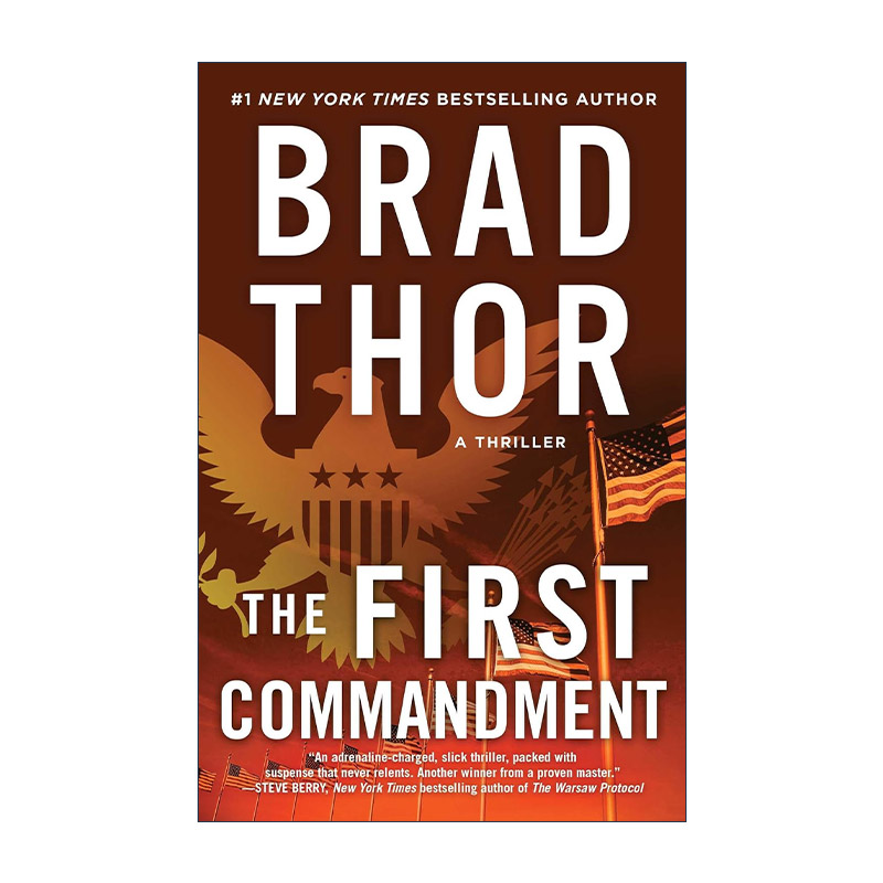 英文原版 The First Commandment 第一戒律 特工斯科特系列 悬疑小说 英文版 进口英语原版书籍
