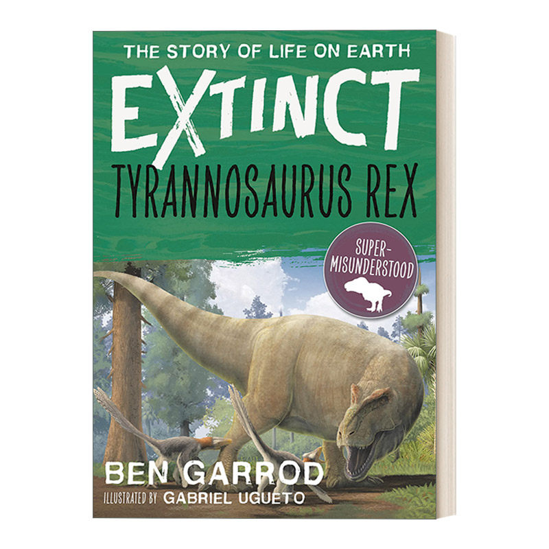 英文原版 tyrannosaurus rex 灭绝物种 地球上生命的故事系列 霸王龙