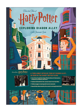 英文原版 Harry Potter Exploring Diagon Alley 哈利波特 探索对角巷 精装 南非创意工作室MUTI 英文版 进口英语原版书籍