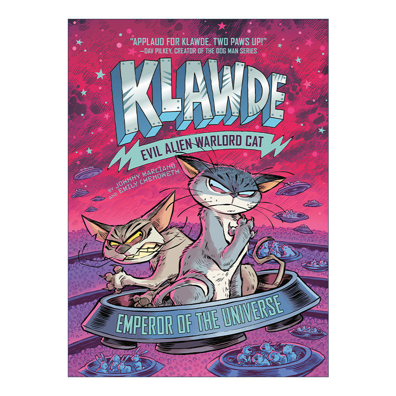 英文原版小说 KlawdeEvil Alien Warlord Cat 05 Emperor of the Universe 邪恶猫大帝克劳德系列5 儿童章节桥梁书 精装 进口书籍,书籍/杂志/报纸,儿童读物原版书,淘宝优惠券,粉丝福利购,淘宝优惠卷