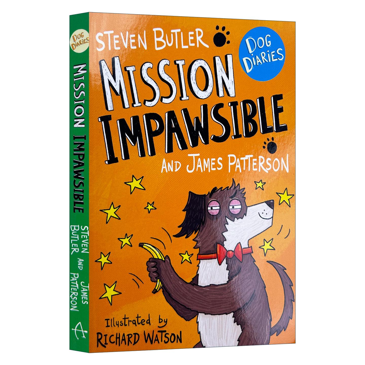 英文原版 Dog Diaries Mission Impawsible 狗狗日记3 儿童动物主题幽默搞笑章节桥梁书 英文版 进口英语原版书籍