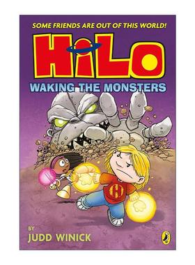 英文原版 Hilo Waking the Monsters 希罗漫画4 唤醒怪兽 英版 贾德·维尼克 英文版 进口英语原版书籍