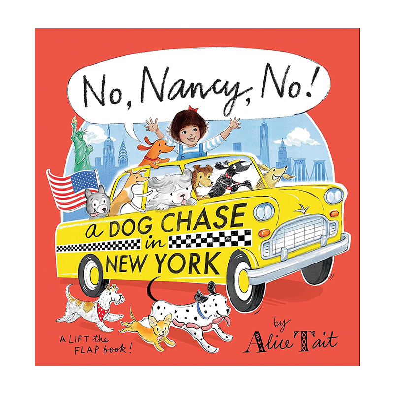英文原版 No Nancy No A Dog Chase in New York 不 南希 不 纽约狗狗追逐战 儿童幽默搞笑绘本精装 英文版 进口英语原版书籍