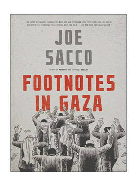 英文原版 Footnotes in Gaza 加沙印记 Joe Sacco战争纪实漫画 英文版 进口英语原版书籍
