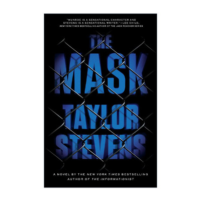 英文原版 The Mask Vanessa Michael Munroe 面具 惊悚推理小说 第43条疤痕作者Taylor Stevens 英文版 进口英语原版书籍