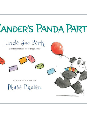 英文原版绘本 Xander's Panda Party 熊猫的生日派对 纽伯瑞作者 英文版 进口英语原版书籍