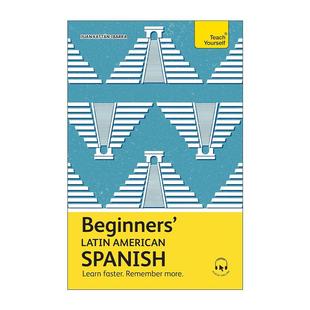 附免费音频资源 书籍 Latin 进口原版 Yourself Teach 拉美西语学习入门指南 Spanish American Beginners’ 原版