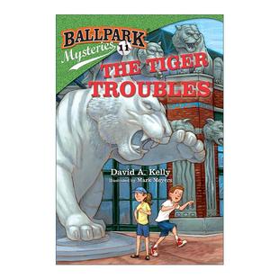 英文原版 Ballpark Mysteries #11 The Tiger Troubles 棒球场之谜11 老虎的麻烦 儿童推理章节桥梁 英文版 进口英语原版书籍