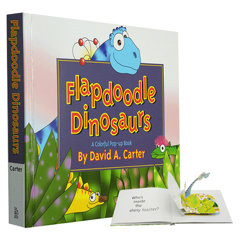 恐龙 立体书 英文原版绘本 Flapdoodle Dinosaurs 小学STEM科普读物 英文版进口原版英语书籍儿童全英语书