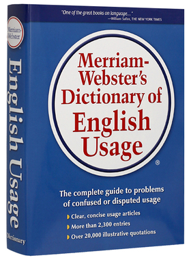韦氏英语用法指南 英文原版 Merriam-Webster's Dictionary of English Usage 英英词典 英文版考试工具书 精装 正版进口原版书籍