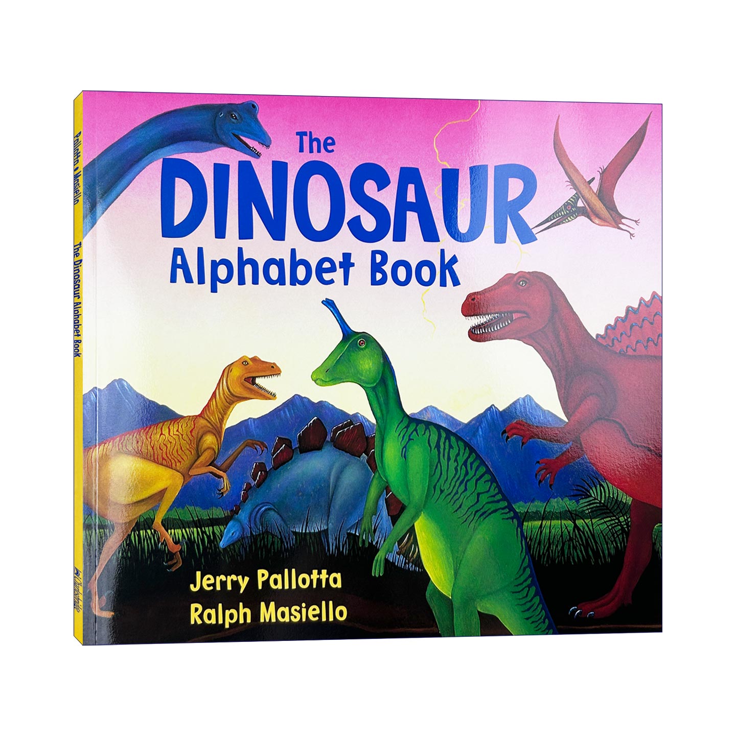 英文原版 The Dinosaur Alphabet Book 恐龙字母表 儿童自然科普绘本图画书 4-8岁 英文版 进口英语原版书籍