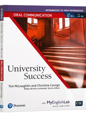 大学成功口语交流 中高级学生书 英文原版 University Success Oral Communication Intermediate Student Book with MyLab 英文版