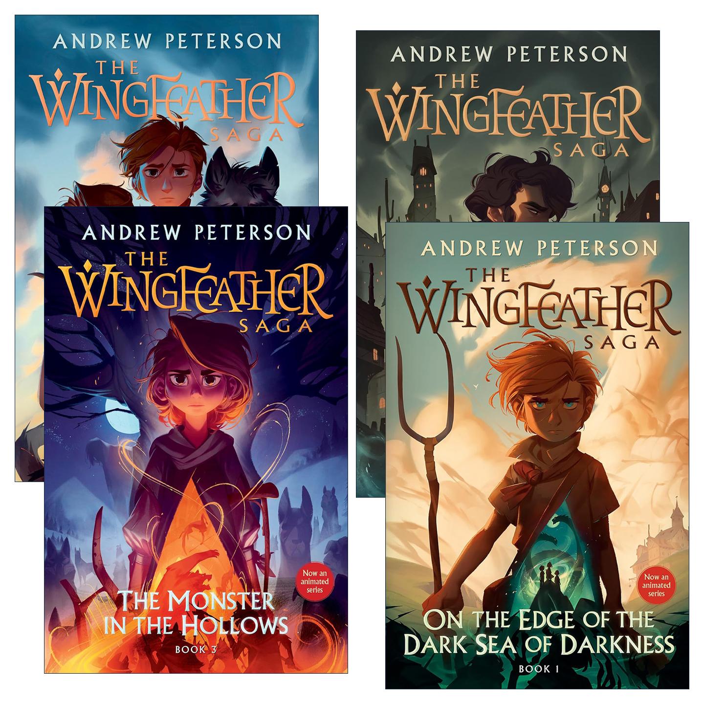 英文原版 The Wingfeather Saga 羽翼传奇1-4册 儿童奇幻冒险小说 Andrew Peterson 英文版 进口英语原版书籍
