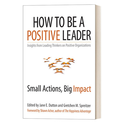 英文原版 How to Be a Positive Leader 成为一个积极的领导 小举动 大成效 企业管理 Jane E Dutton 英文版 进口英语原版书籍