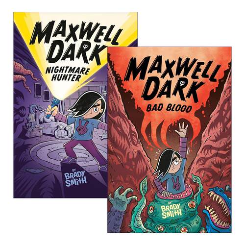 英文原版 Maxwell Dark 麦克斯韦 达克系列系列2册 儿童奇幻冒险小说 Brady Smith 英文版 进口英语原版书籍