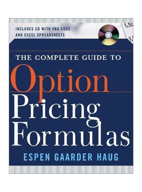 英文原版 The Complete Guide to Option Pricing Formulas 期权定价公式完全指南 精装第2版 英文版 进口英语原版书籍