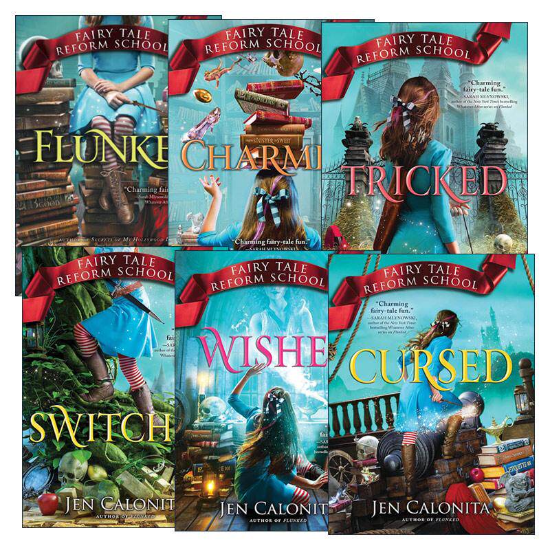 英文原版 Fairy Tale Reform School 童话改造学校系列1-6册 儿童冒险小说 Jen Calonita 许愿 魔咒 英文版 进口英语原版书籍