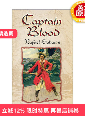 英文原版 Captain Blood 铁血船长 同名奥斯卡提名电影原著 Rafael Sabatini 英文版 进口英语原版书籍