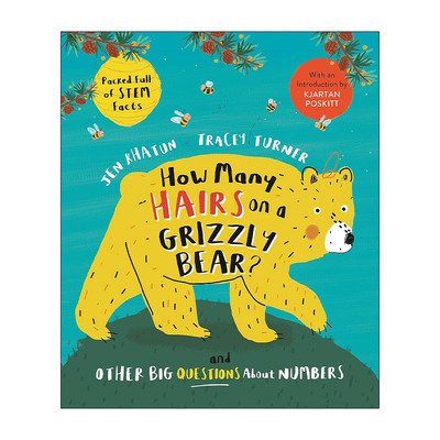 英文原版 How Many Hairs on a Grizzly Bear? 灰熊有多少根毛？趣味数学 英文版 进口英语原版书籍