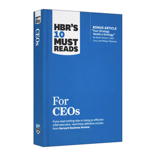 CEO們必須閱讀 CEOs Reads 10本書 HBR Must 英文原版 精裝 進口英語原版 英文版 for 哈佛商業(yè)評論列出 書籍