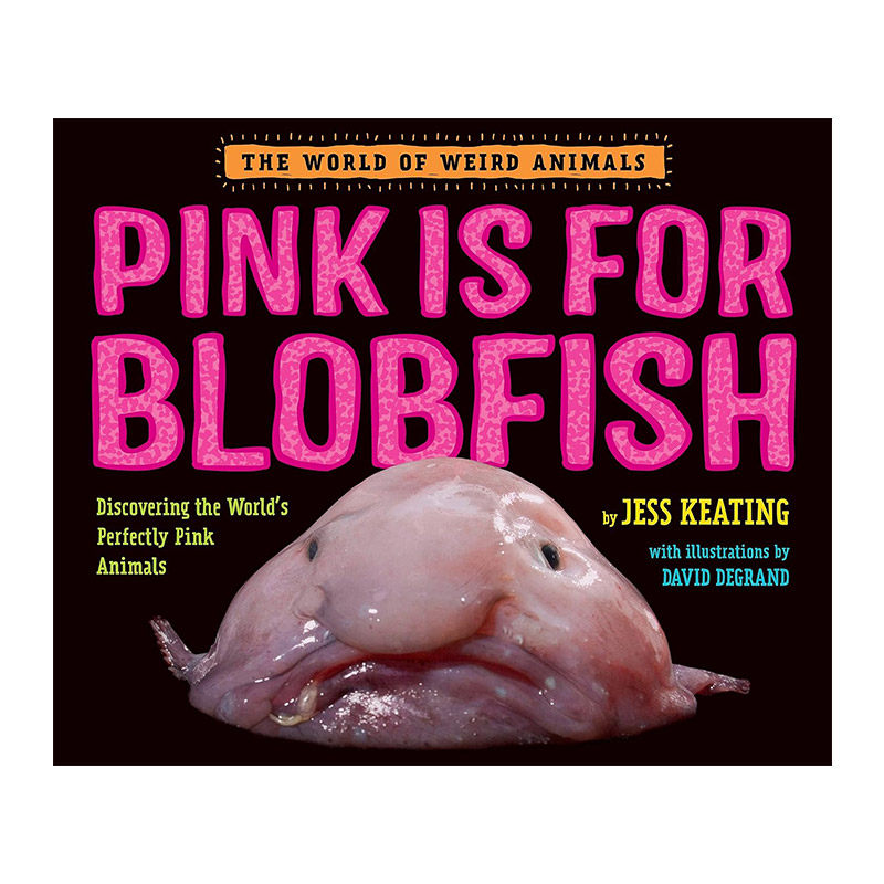 英文原版 Pink Is For Blobfish The World of Weird Animals 粉色是水滴鱼 奇异动物世界系列 儿童精装科普百科绘本 Jess Keating